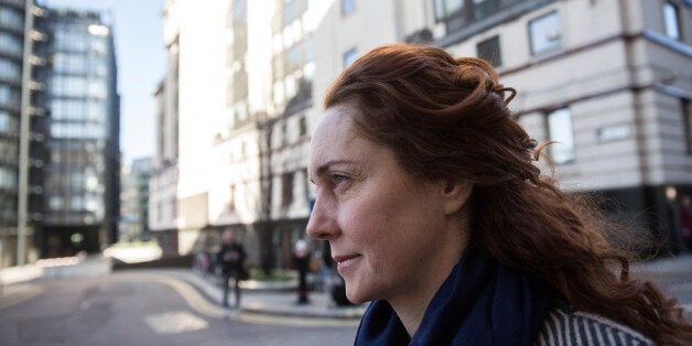 LONDON, UNITED KINGDOM - FEBRUARY 21: Former News International chief executive Rebekah Brooks arrives at the Old Bailey on February 21, 2014 in London, England. Downing Street's former director of communications and News Of The World editor Andy Coulson and the former News International chief executive Rebekah Brooks, along with six others, face a series of charges linked to the phone hacking of celebrities and others at the now-defunct newspaper. (Photo by Oli Scarff/Getty Images)