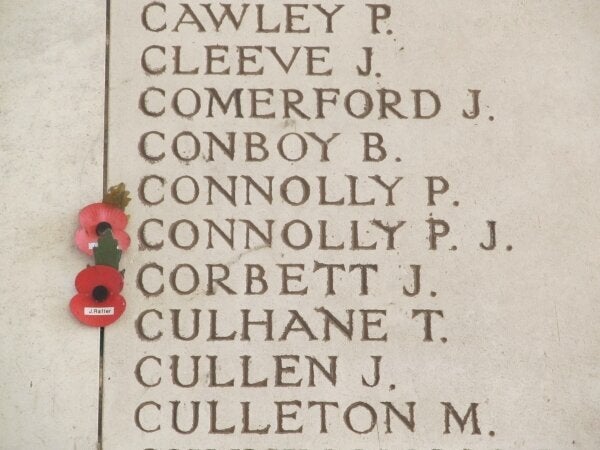 Behind the names on the Menin Gate