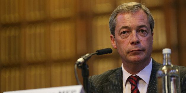 Nigel Farage, the leader of the UK Independence Party