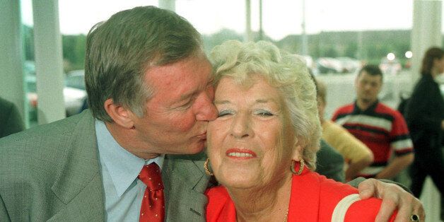 Ferguson with Elizabeth Thompson in 1999