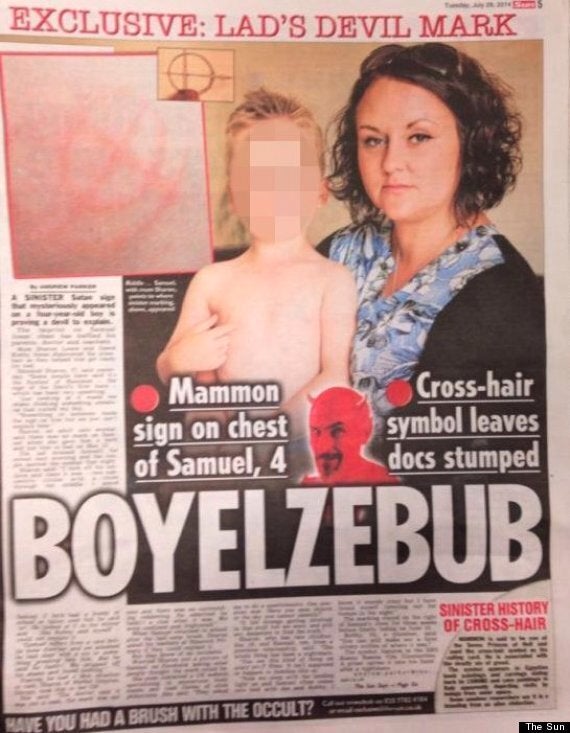 The Sun Newspaper Faces Calls To Pull Bizarre 'Devil Boy' Front Page