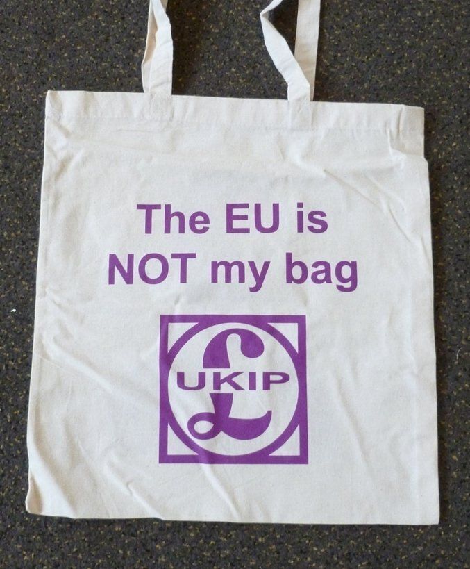 'The EU is NOT my bag' Cotton Bag, £2.50