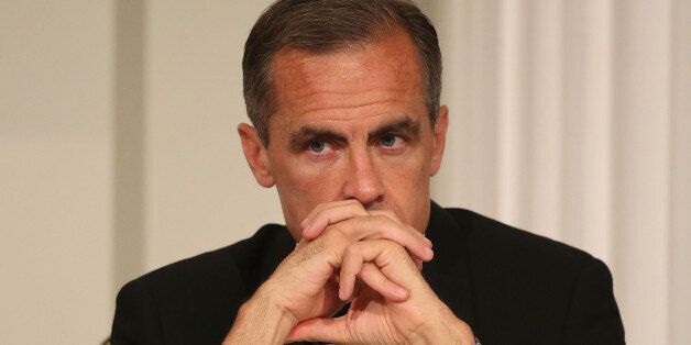 Mark Carney, Governor of the Bank of England before giving his speech at the Lord Mayor's Dinner to the Bankers and Merchants of the City of London at Mansion House, central London.