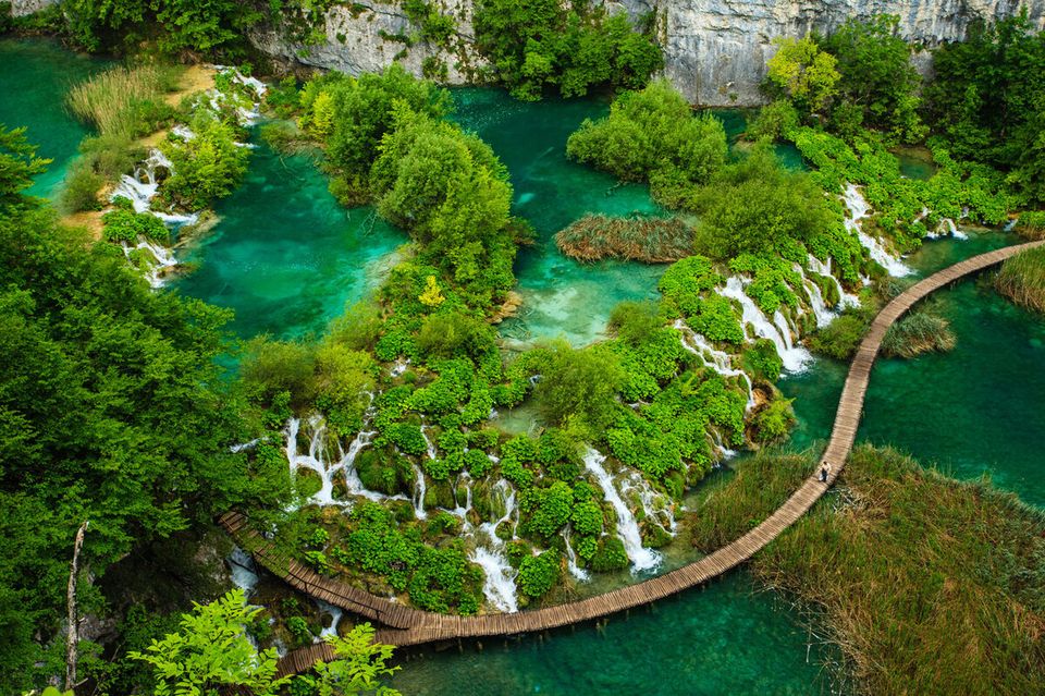 litvice Lakes National Park. Croatia