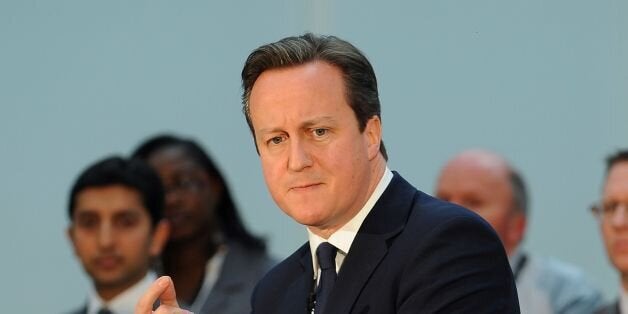 Prime Minister David Cameron gives a speech on the economy and apprenticeships at the Manufacturing Technology Centre in Coventry.