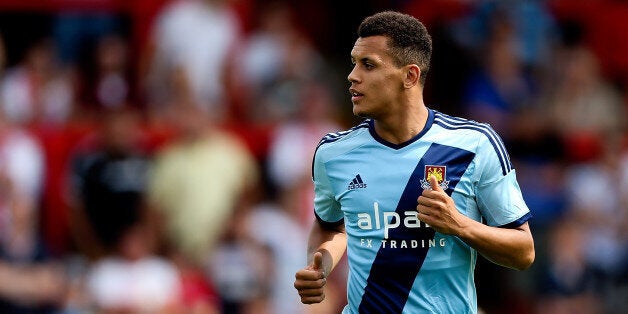 STEVENAGE, ENGLAND - JULY 12: Ravel Morrison of West Ham looks on during the Pre Season Friendly match between Stevenage and West Ham United at The Lamex Stadium on July 12, 2014 in Stevenage, England. (Photo by Ben Hoskins/Getty Images)