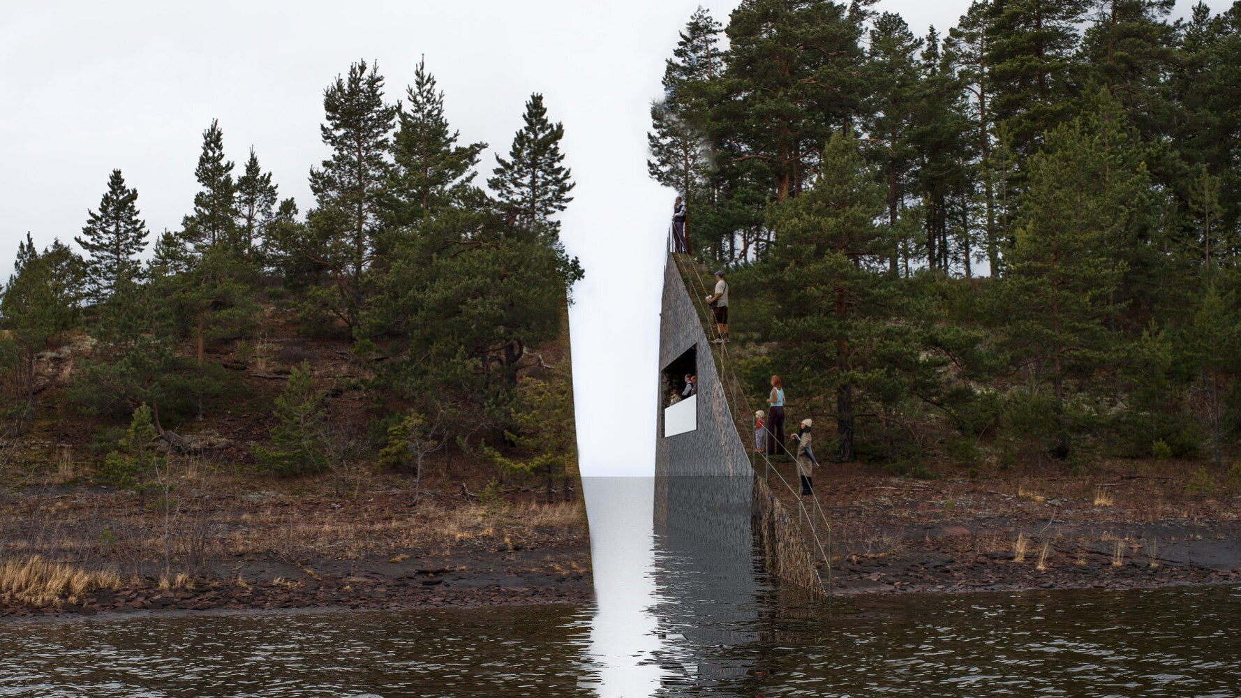 4 Stunning Concept Pictures Of The Permanent Memorial To Norway's Utoya