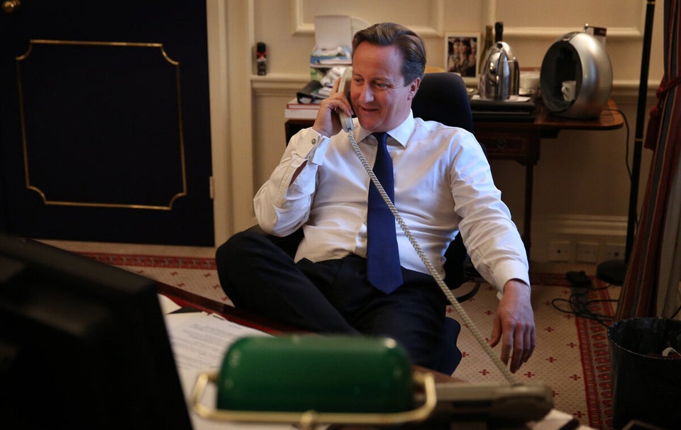 British Prime Minister David Cameron Calls To Congratulate President Obama