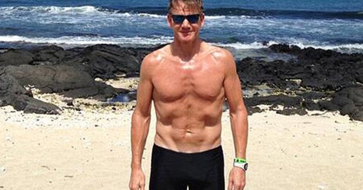 Gordon Ramsay Shows Off The Results Of His IRONMAN Training In Slimline