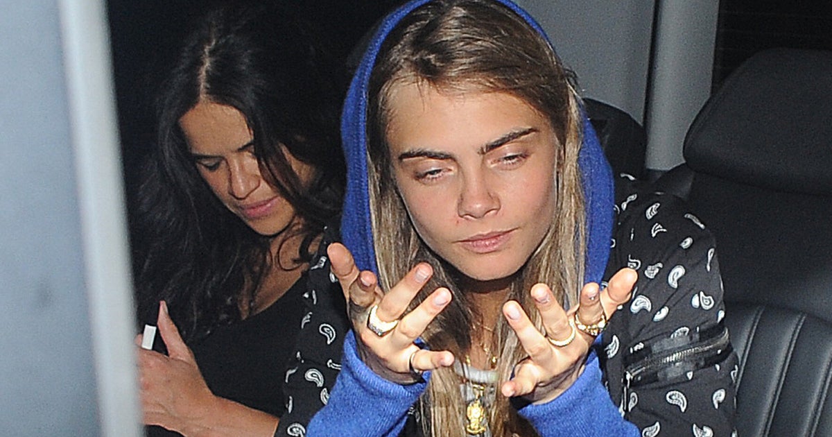 Cara Delevingne Looks Worse For Wear After Partying With Girlfriend