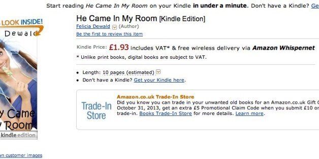 One of the titles still for sale on Amazon
