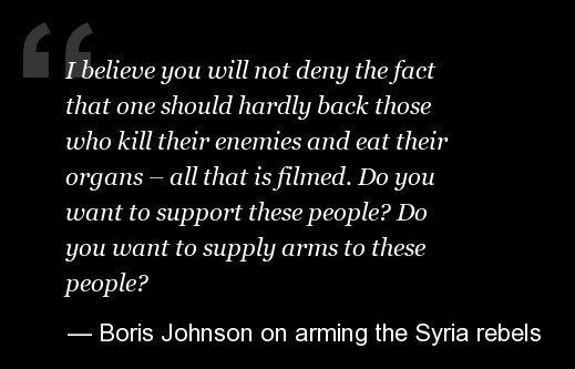 Boris Johnson on Syria