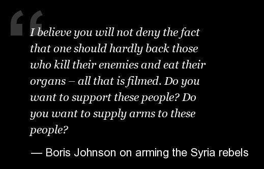 Boris Johnson on Syria