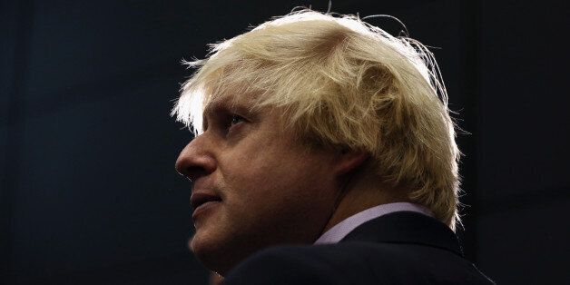 MANCHESTER, ENGLAND - OCTOBER 01: Boris Johnson, the Mayor of London, is interviewed after delivering his speech in the Main Hall of Manchester Central on the third day, and penultimate day, of the Conservative Party Conference on October 1, 2013 in Manchester, England. David Cameron has unveiled a Government pilot scheme for GP surgeries to open from 8am until 8pm seven days, backed by 50 million GBP of funding. (Photo by Oli Scarff/Getty Images)