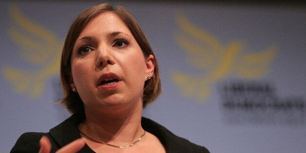 Sarah Teather, the Liberal Democrat's Local Government spokeswoman speaking at the party's annual conference at The Winter Gardens, Blackpool, Tuesday September 20, 2005. She restated Lib Dem opposition to the council tax on the day when the Government is expected to confirm it is scrapping its planned revaluation of properties in England.PRESS ASSOCIATION Photo. Photo credit should read: Martin Rickett/PA