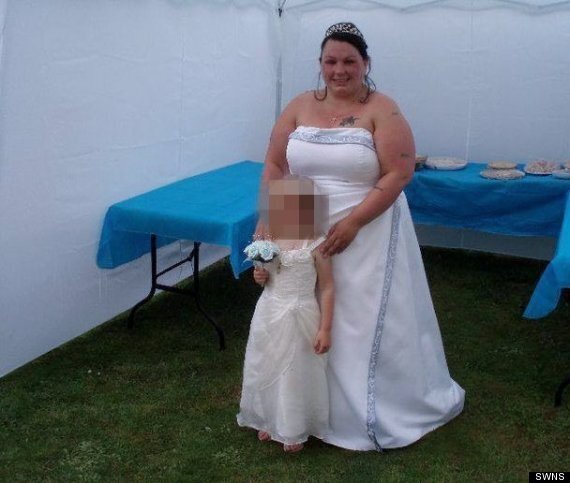 Really Fat People in Wedding Dresses