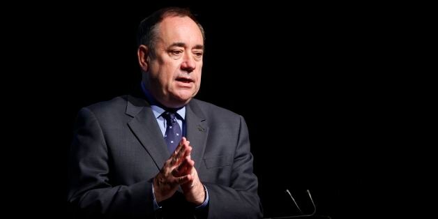 First Minister Alex Salmond during a "youth cabinet" event at the SECC in Glasgow, Scotland.
