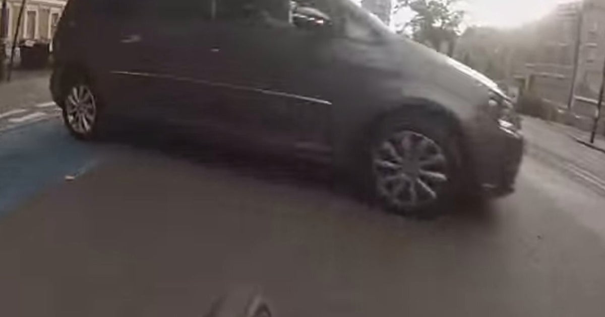 Terrifying Head-Cam Video Shows Cyclist Hitting Car On Clapham Road ...