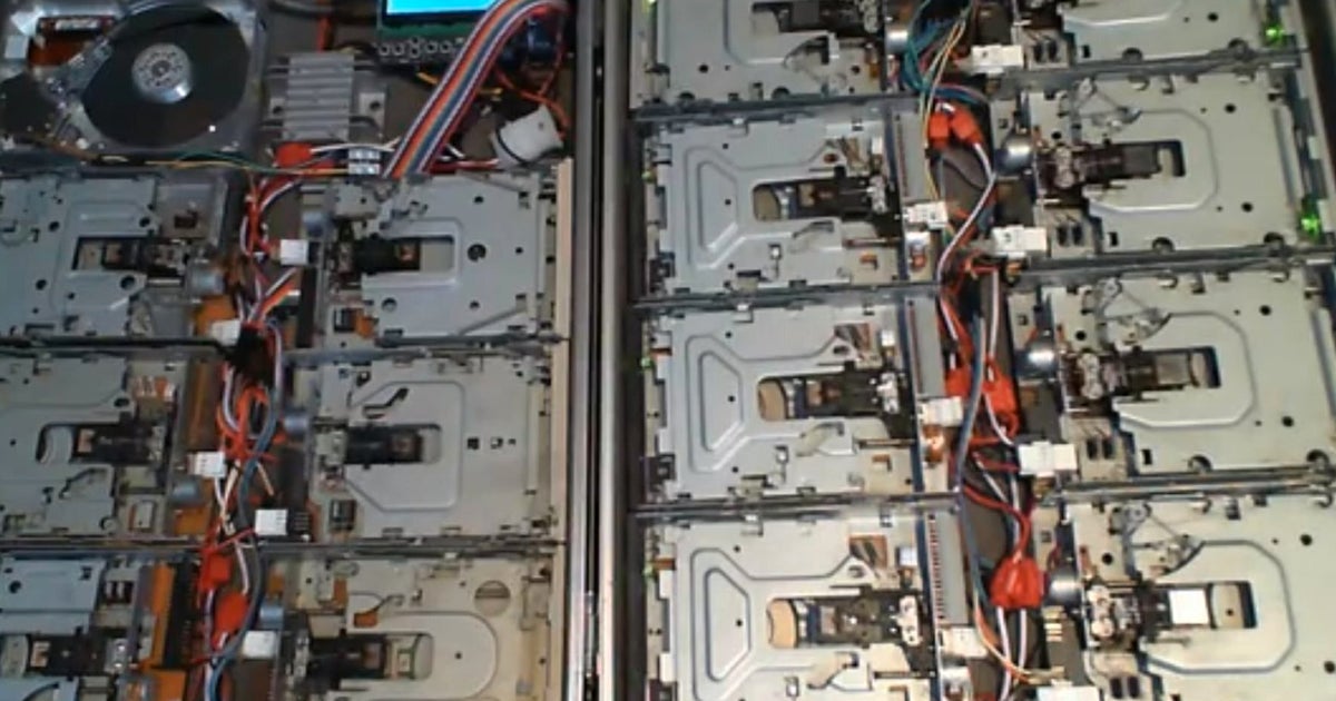 Pink Panther Theme Tune Played By Floppy Disk Drive Orchestra Is