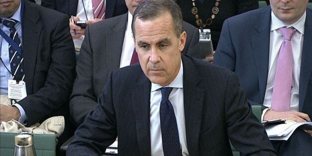 Bank of England governor Mark Carney speaking at the House of Commons Treasury Select Committee at, Portcullis House.