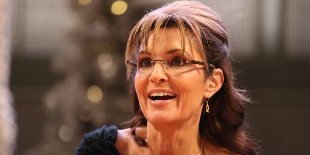 Sarah Palin signs copies of her new book 'Good Tidings and Great Joy: Protecting the Heart of Christmas' on November 21, 2013