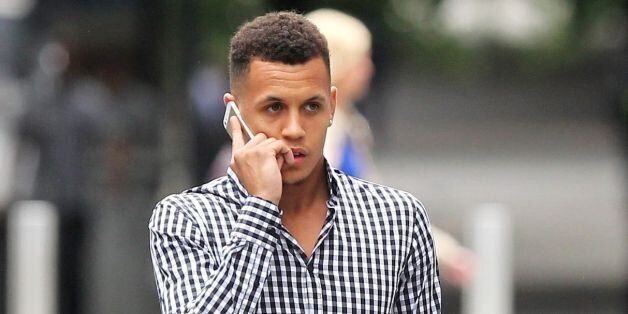 Premier League footballer Ravel Morrison arriving at Manchester Magistrates Court where he faces two counts of common assault after allegedly punching and slapping his ex-girlfriend Reah Mansoor, 19, and her mother, Parveen Mansoor, 39, in the early hours of Sunday July 27.