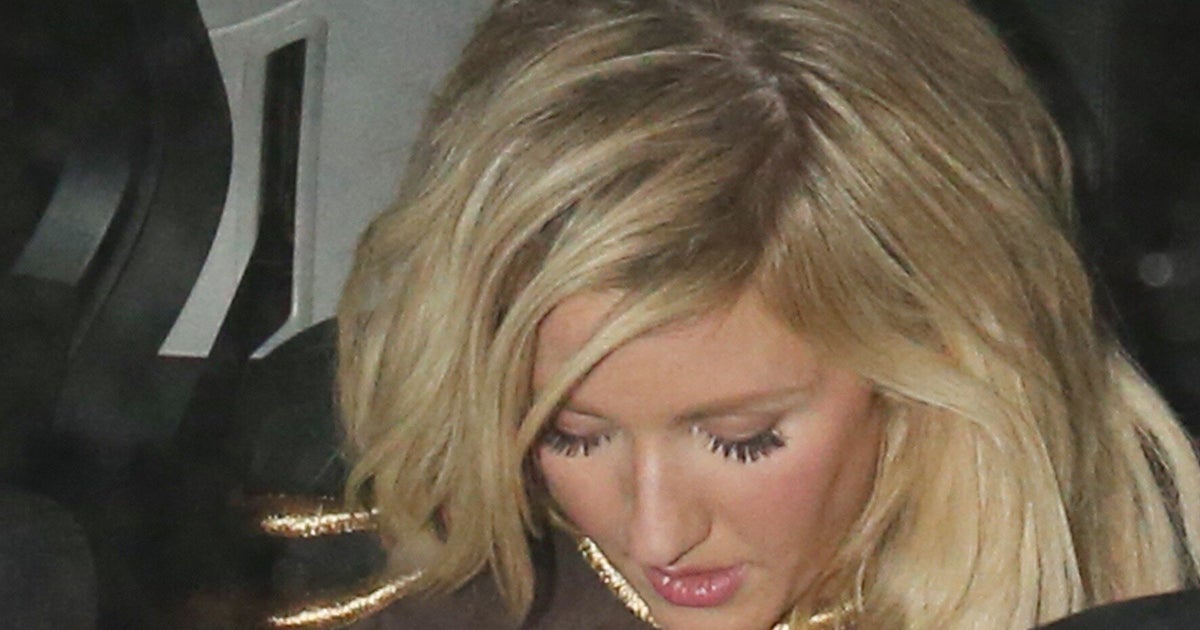 Ellie Goulding Suffers Nip Slip Wardrobe Malfunction As She Leaves