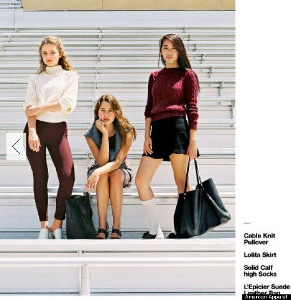 American Apparel Sex - American Apparel 'Sexy School Girl' Skirt Image Labelled 'Underaged Porn'  By The Public | HuffPost UK Life