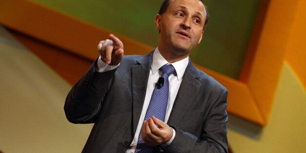 BIRMINGHAM, ENGLAND - SEPTEMBER 20: Steve Webb MP, Minister of State for Pensions, speaks at the Liberal Democrat Autumn Conference at the International Convention Centre (ICC) on September 20, 2011 in Birmingham, England. Pensions minister Steve Webb warned against pensions unlocking firms and said he will prioritise reducing charges levied on pension funds, in his speech at the parties annual conference. (Photo by Matt Cardy/Getty Images)