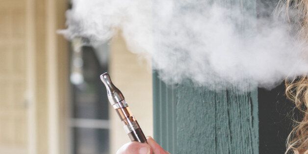 Explosion:: It is the ninth fire involving e-cigarettes on Merseyside (file photo)