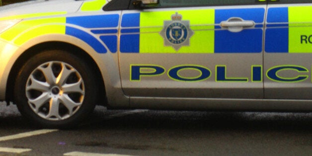 A police car in East Sussex, where a pedestrian has been killed (file photo)