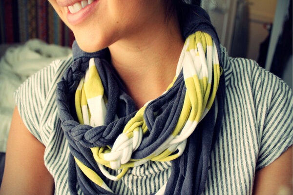 Upcycled T-Shirt Scarf