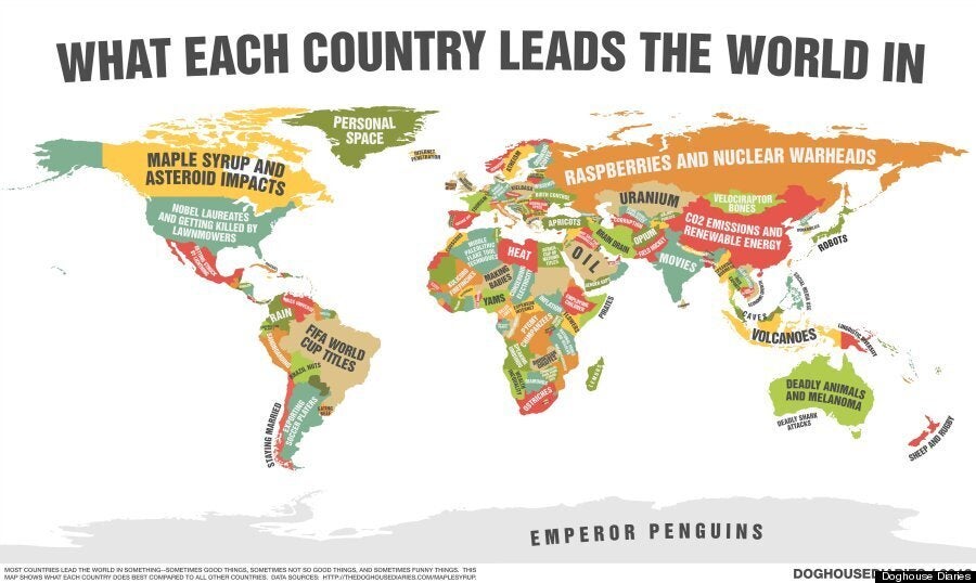 Infographic: The best and worst countries in the world