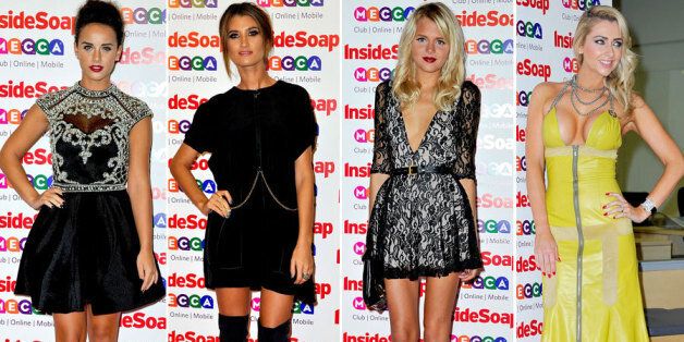 Stars walk the red carpet at the Inside Soap Awards