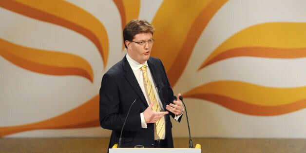 Chief Secretary to the Treasury Danny Alexander speaks during the Liberal Democrat Spring Conference at the Barbican Centre, York.