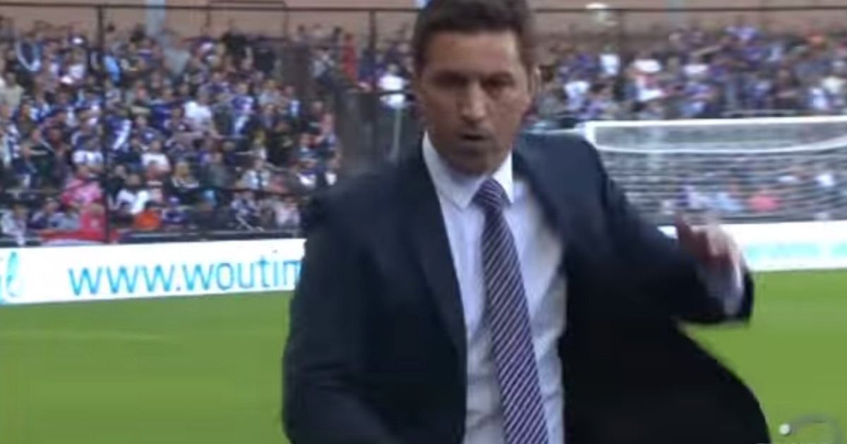 Angry Anderlecht Football Coach Tries To Vent His Frustration, Things ...