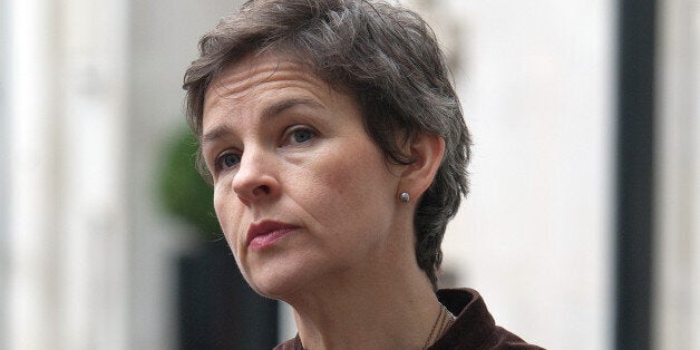 MP Mary Creagh, shadow secretary of state for Environment, Food and Rural Affairs stands outside the department in London on February 9, 2013, following a meeting between the government, food retailers and the Food Standards Authority (FSA) after horsemeat was found in beef ready meals. Britain held emergency talks about horsemeat found in beef ready meals amid confusion over the origin of the meat in a food scandal that has spread to several other European countries. AFP PHOTO/WILL OLIVER