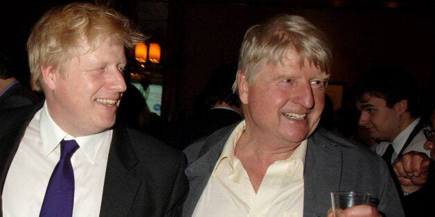 LONDON - MAY 07: (EMBARGOED FOR PUBLICATION IN UK TABLOID NEWSPAPERS UNTIL 48 HOURS AFTER CREATE DATE AND TIME) London mayor Boris Johnson with his father Stanley and sister Rachel attend The Spectator 180th Anniversary party, at the Churchill Hotel on May 7, 2008 in London, England. (Photo by Dave M. Benett/Getty Images)*** Local Caption *** Boris Johnson;Stanley Johnson;Rachel Johnson