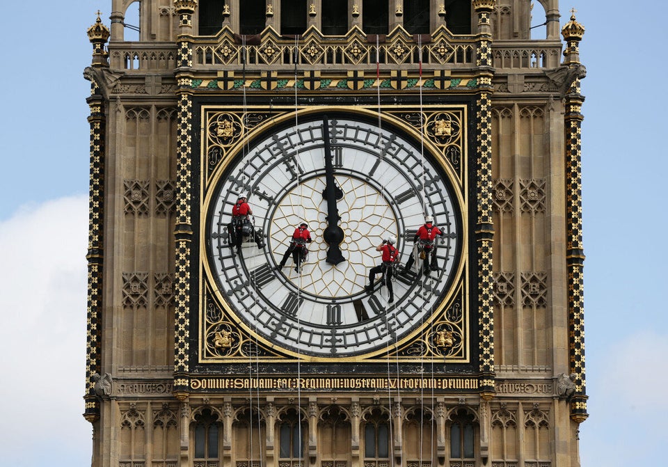 Big Ben's Clock Gets A Facelift