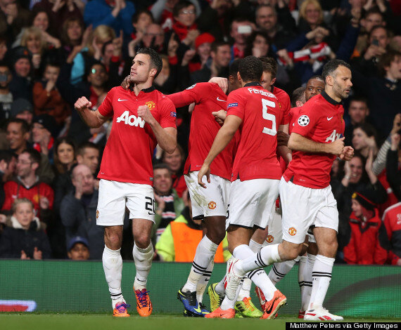 Manchester United 3-0 Olympiakos: Robin Van Persie Seals Reds' Comeback ...