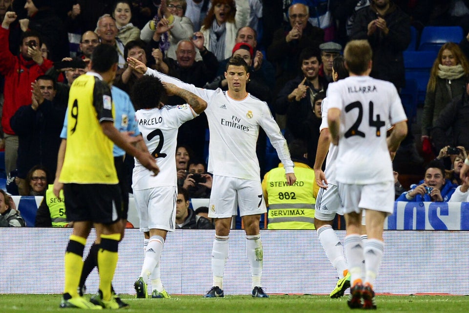 Football GIF: Cristiano Ronaldo Salutes Sepp Blatter With 'Commander' Goal  Celebration vs Sevilla