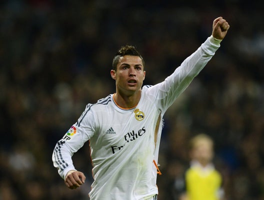 Cristiano Ronaldo Mocks Sepp Blatter With Celebration (GIF)