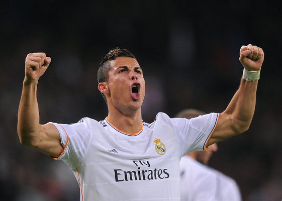 Football GIF: Cristiano Ronaldo Salutes Sepp Blatter With 'Commander' Goal  Celebration vs Sevilla