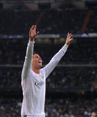 Football GIF: Cristiano Ronaldo Salutes Sepp Blatter With