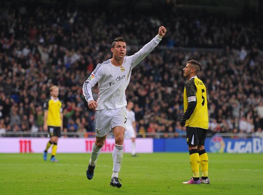 Football GIF: Cristiano Ronaldo Salutes Sepp Blatter With 'Commander' Goal  Celebration vs Sevilla