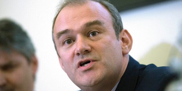 Ed Davey, U.K. energy secretary, speaks during a news conference to announce a deal to construct a new nuclear power station, in London, U.K., on Monday, Oct. 21, 2013. Electricite de France SA, together with partners Areva SA and Chinese nuclear companies China General Nuclear Power Corp. and China National Nuclear Corp., agreed to construct the plant at Hinkley Point in southwest England after reaching a deal with the U.K. government. Photographer: Simon Dawson/Bloomberg via Getty Images