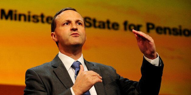 Minister for Pensions Steve Webb MP addresses the Liberal Democrat Annual Conference, at the ICC in Birmingham.