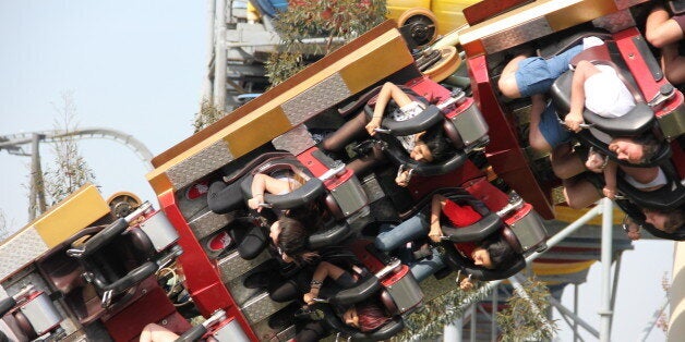 The Colossus at Thorpe Park - despite my hatred and terror, I actually queued for an hour and went on this one. 10 inversions.