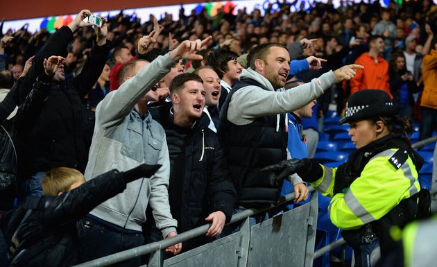 Cardiff 1-0 Swansea: Fans In The Stands (PICTURES)