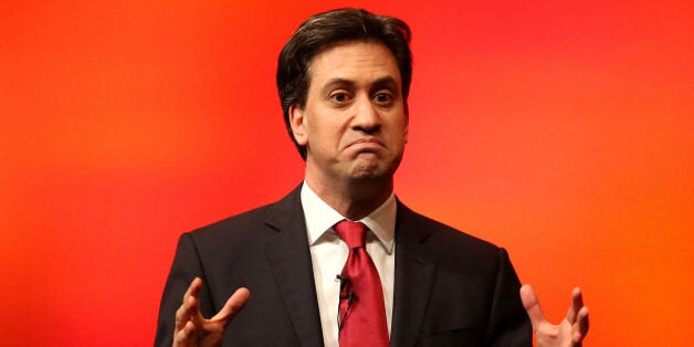 Labour leader Ed Miliband during his speech at the Scottish Labour Party conference at the Perth Concert Hall in Perth.